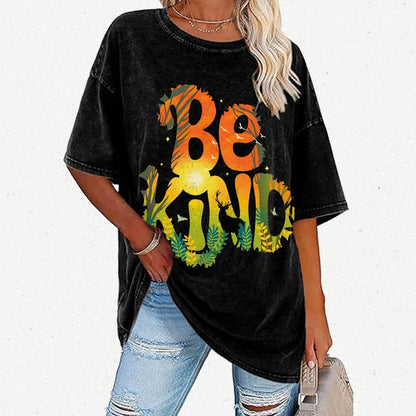 Be Kind Vintage Distressed T-shirt