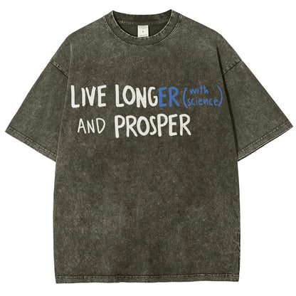 Live long and prosper Vintage Distressed T-shirt