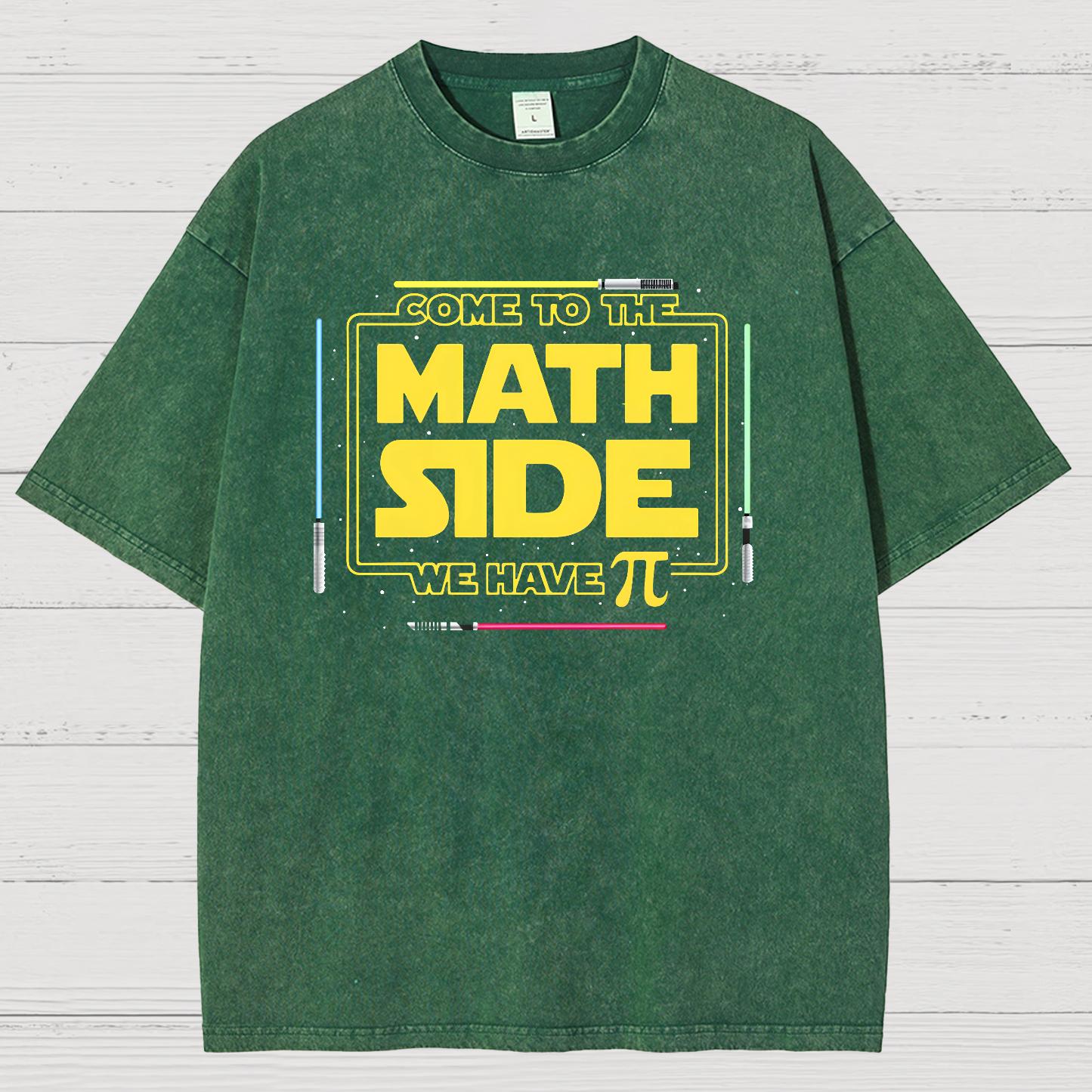 Come To The Nerd Side We Have Pi Vintage Distressed T-shirt