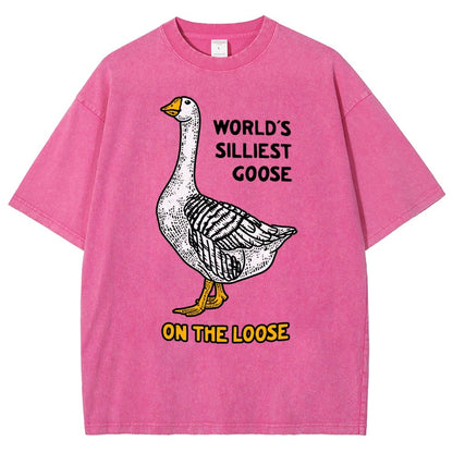 World's Silliest Goose Vintage Distressed T-shirt
