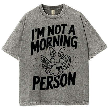 Not a Morning Bug Vintage Distressed T-shirt