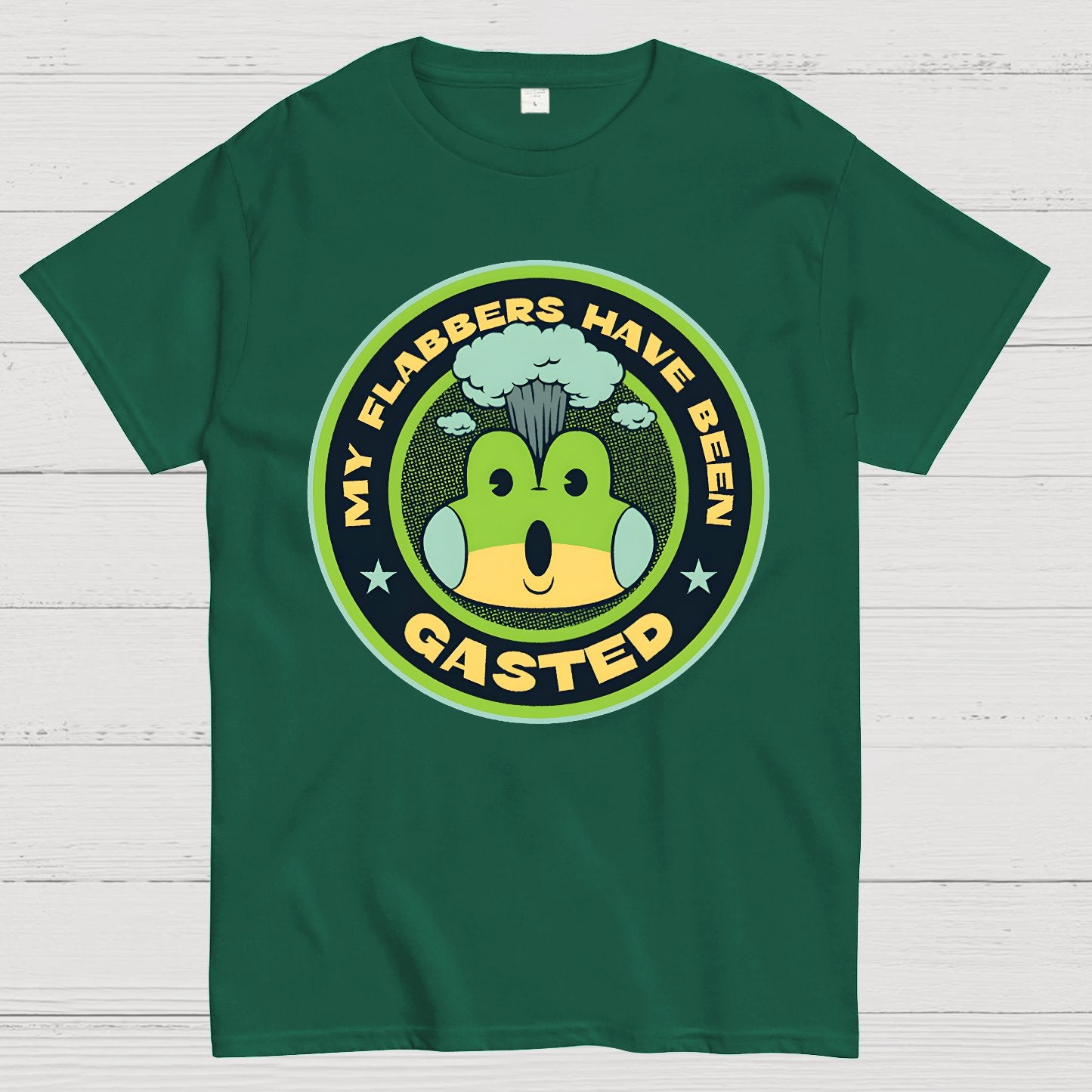 My Flabbers Have Been Gasted Funny Frog Geek T-Shirt