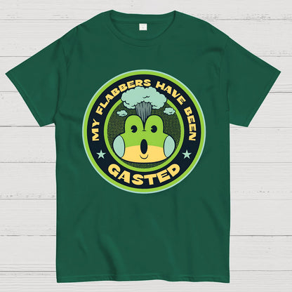 My Flabbers Have Been Gasted Funny Frog Geek T-Shirt
