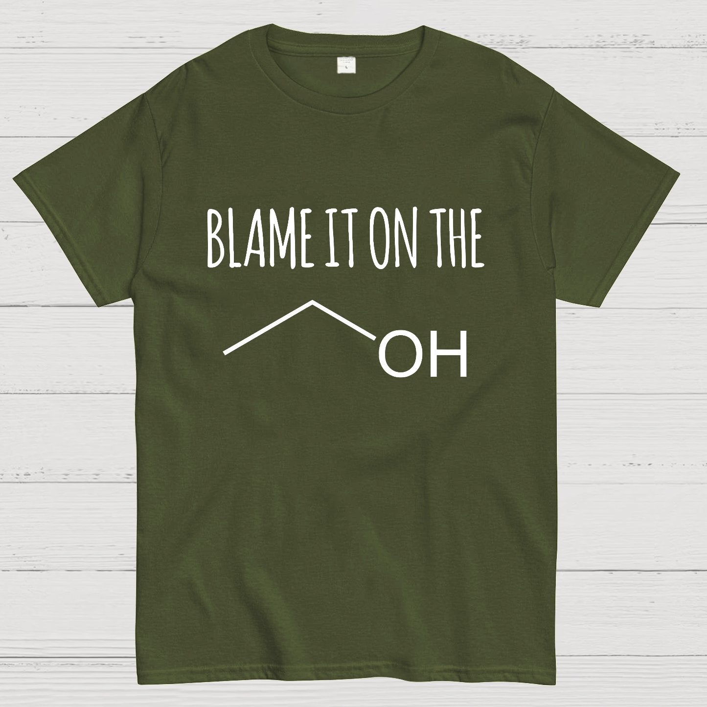 Blame It On The Alcohol Geeky T-Shirt