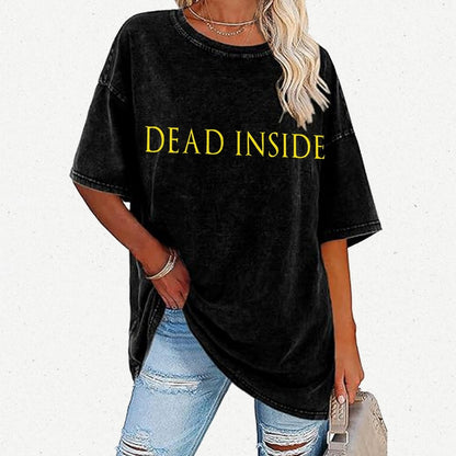 Dead Inside Vintage Distressed T-shirt