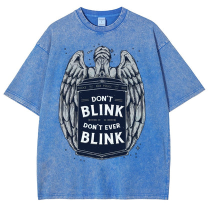 Don't Blink Vintage Distressed T-shirt