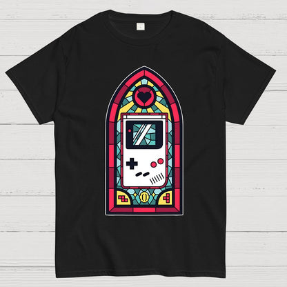 8bit Stained Glass Geek T-Shirt
