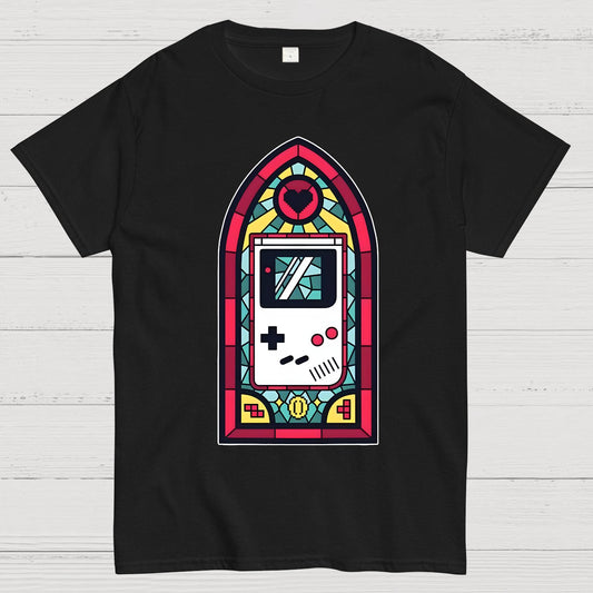 8bit Stained Glass Geek T-Shirt