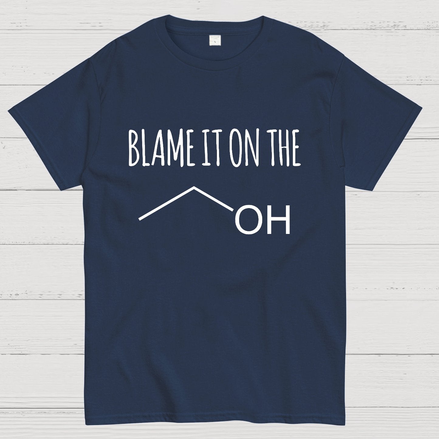 Blame It On The Alcohol Geeky T-Shirt