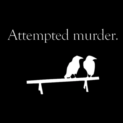 Attempted Murder Geek Cotton Sweatshirt