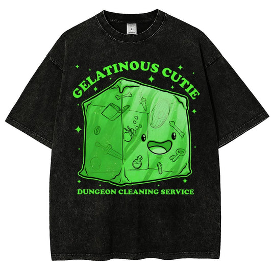 Gelatinous Cute Dungeon Vintage Distressed T-shirt
