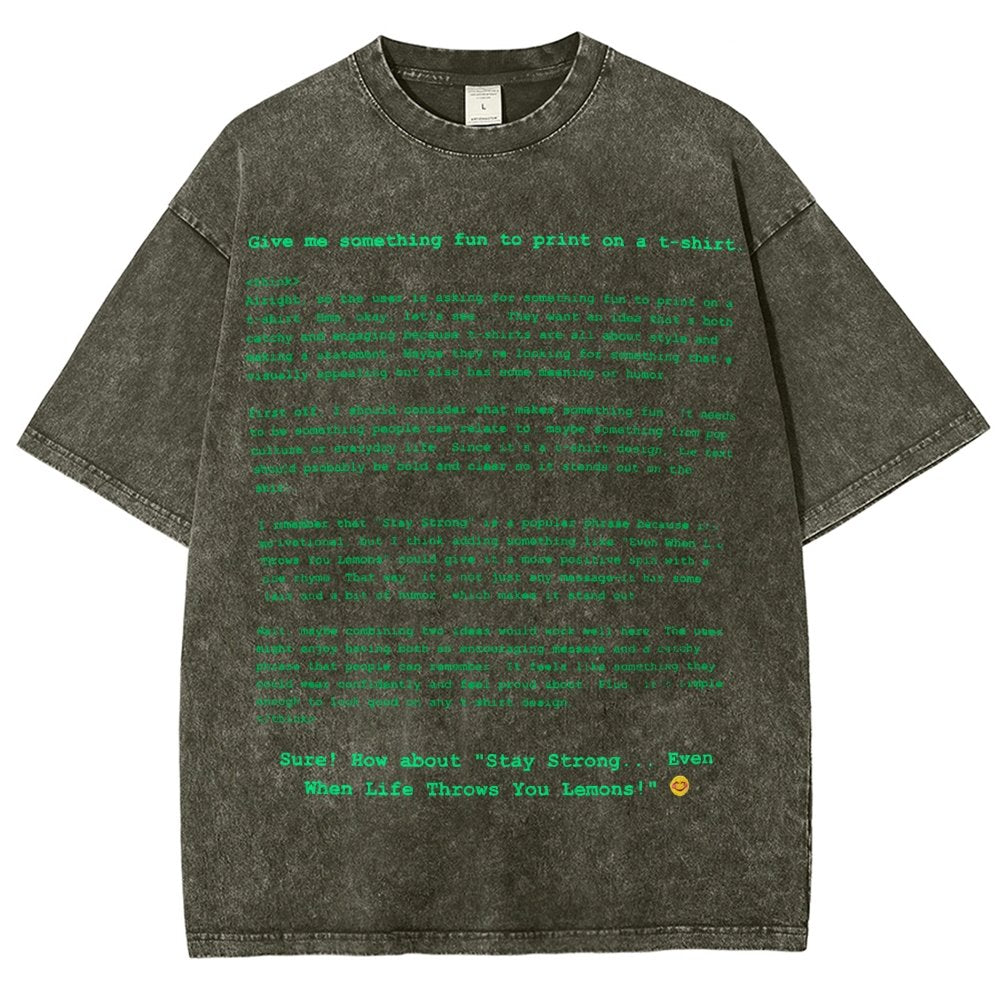 DeepSeek-R1 is Not Good at T-shirts Vintage Distressed T-shirt