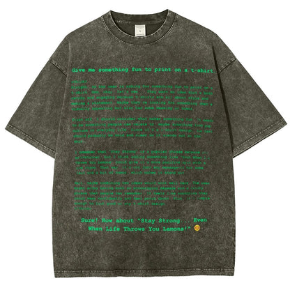 DeepSeek-R1 is Not Good at T-shirts Vintage Distressed T-shirt