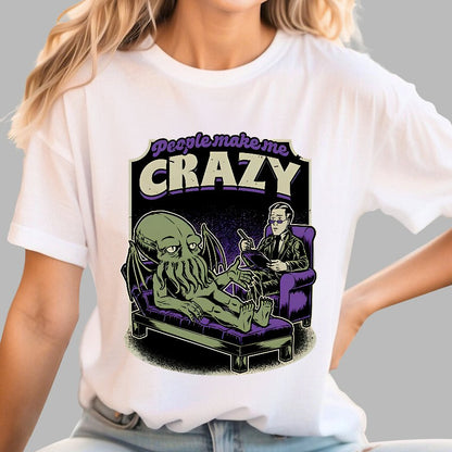 Lovecraft Cthulhu Therapy Geek T-Shirt