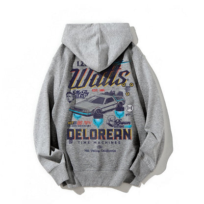 Gigawatts Garage Remix Printed Back Unisex Cotton Hoodie