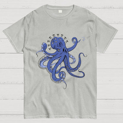 Funny Pi Day Octopus Geeky T-Shirt