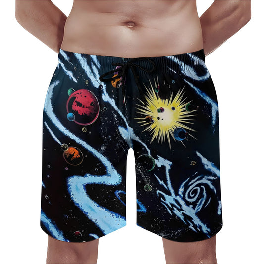 Retro Space Comics Geek Shorts