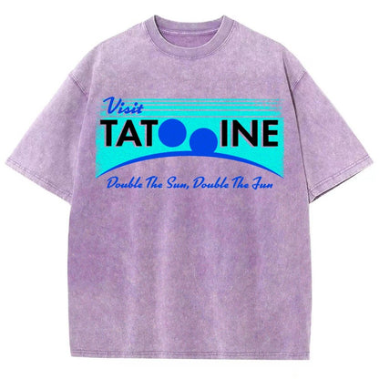 Double The Sun  Double The Fun Vintage Distressed T-shirt