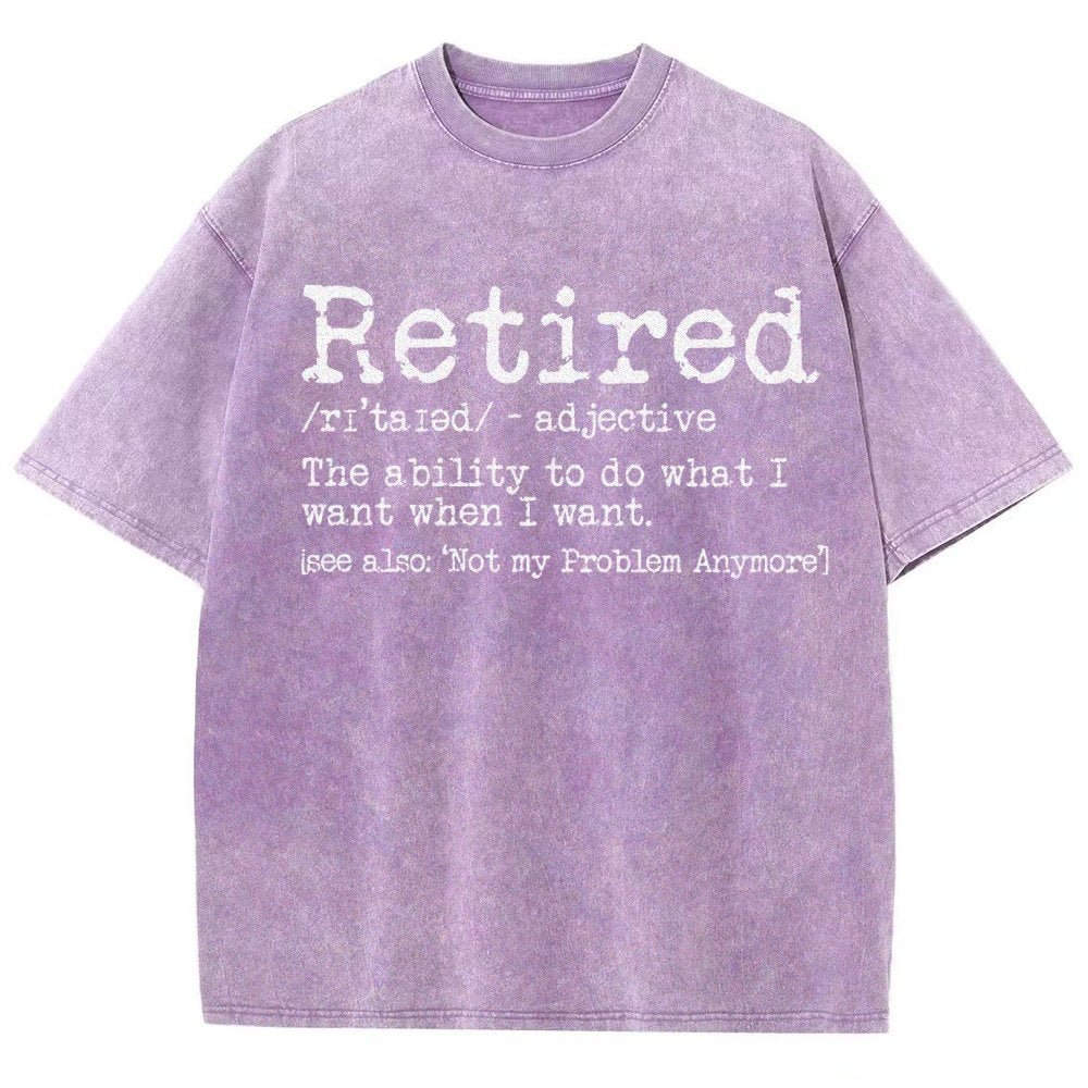 Fun Programming Programs For Retirement Vintage Distressed T-shirt