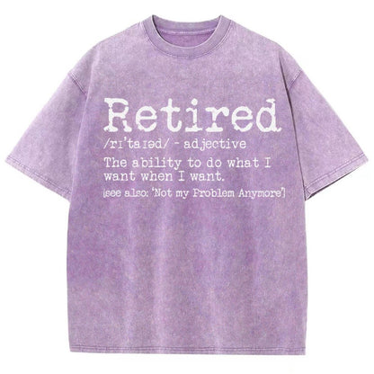 Fun Programming Programs For Retirement Vintage Distressed T-shirt