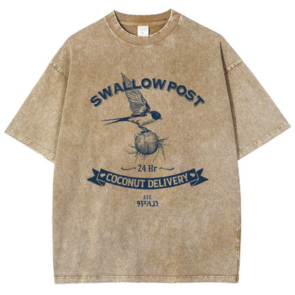 Swallow Post Vintage Distressed T-shirt