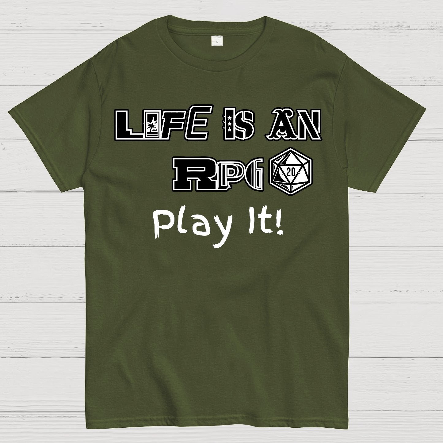 Life Is An RPG Geek T-Shirt