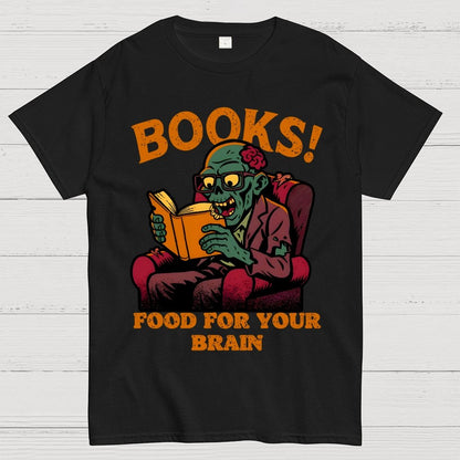 Books! Food For Your Brain Geek T-Shirt