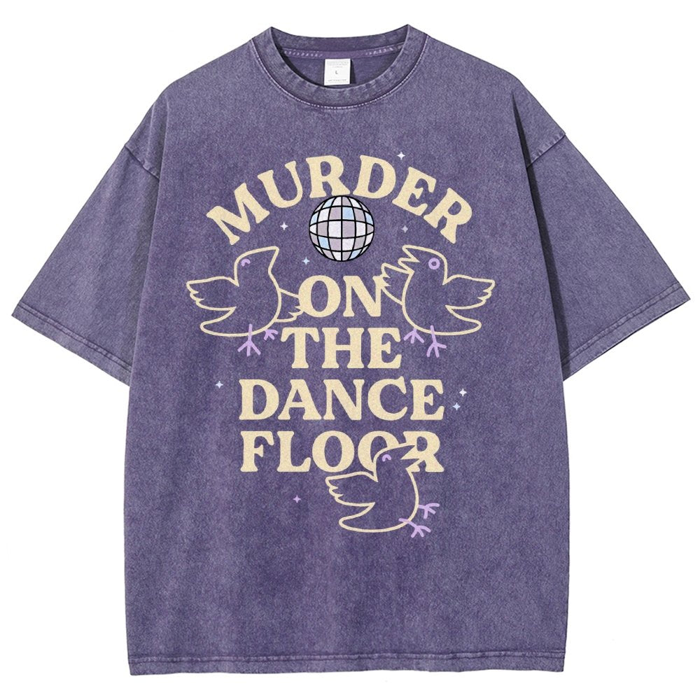 Murder On The Dance Floor Vintage Distressed T-shirt