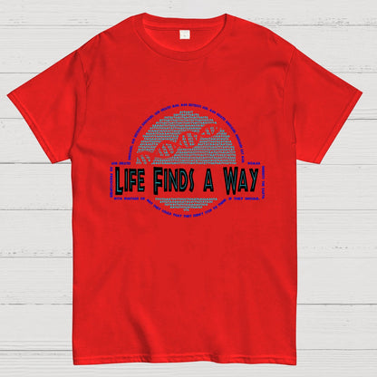 Dino DNA Typography Nerdy T-Shirt