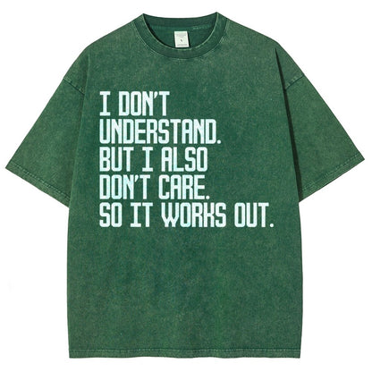 I Don't Understand Vintage Distressed T-shirt