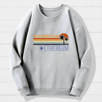 ETH Retirement Plan Geek Cotton Sweatshirt