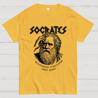 Socrates Questioning Everything Geek T-Shirt