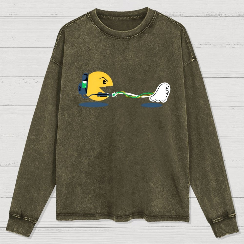 Ghost Catcher Washed Long Sleeve Tee