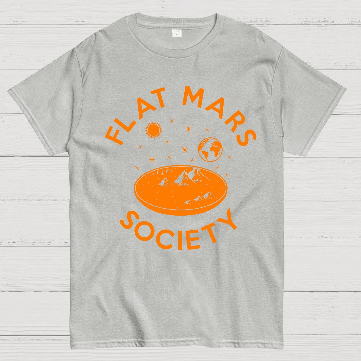 Flat mars society Nerdy T-Shirt