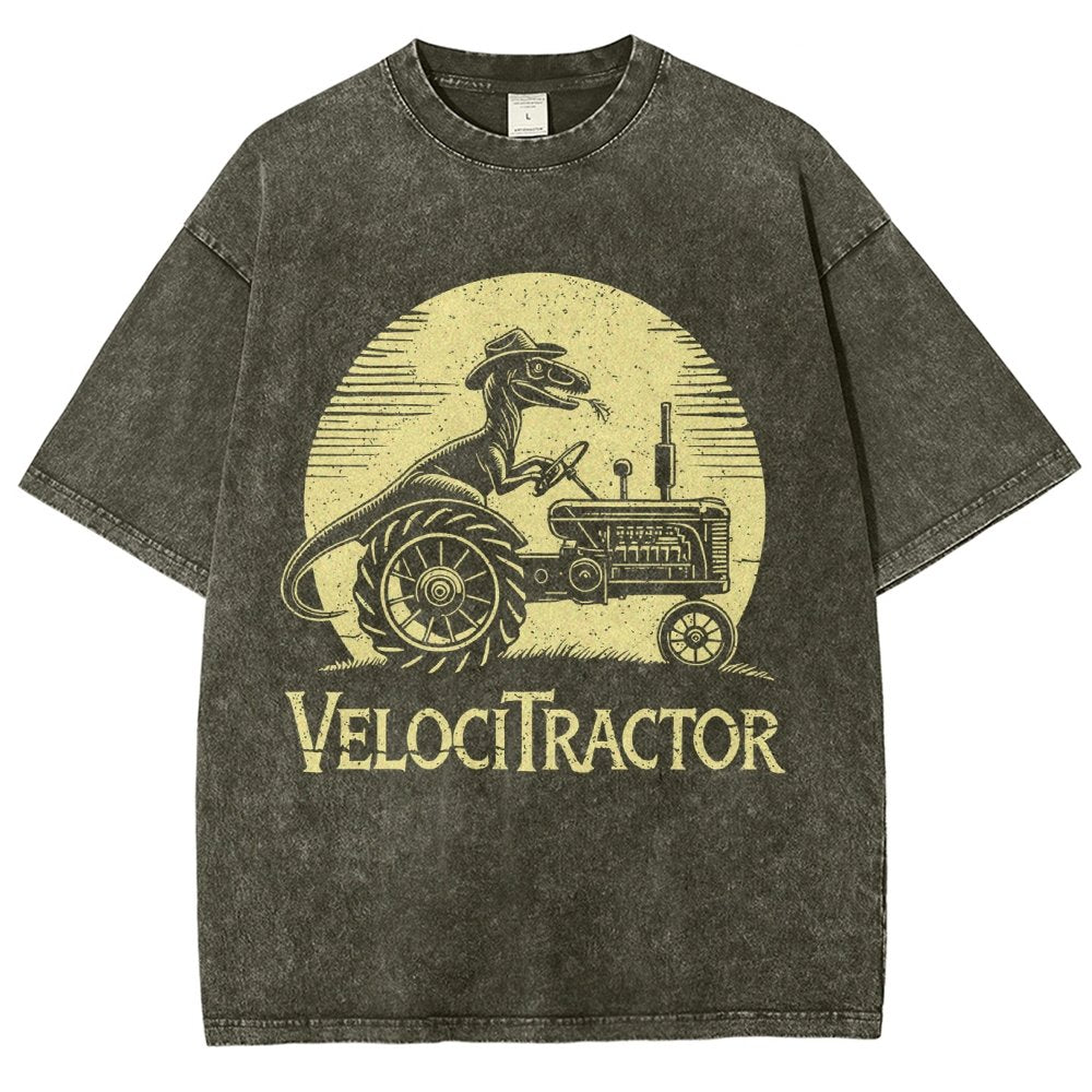 VelociTractor Vintage Distressed T-shirt