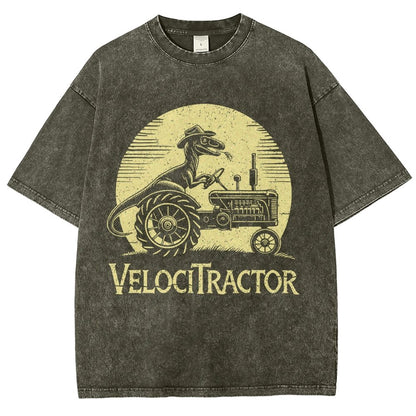 VelociTractor Vintage Distressed T-shirt