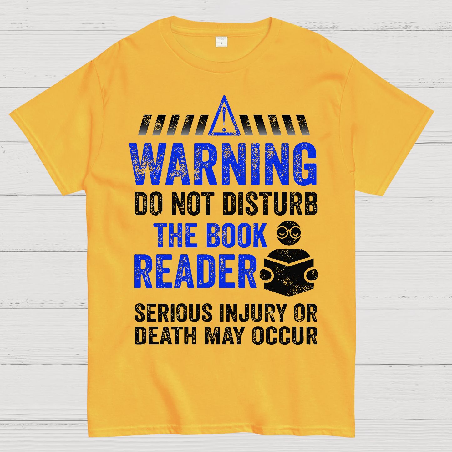 Warning Do Not Disturb The Book Reader Geek T-Shirt