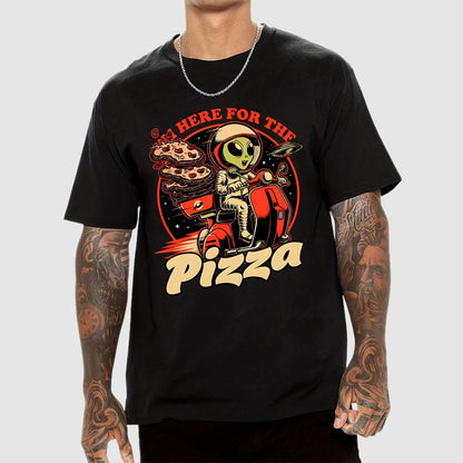Space Pizza Delivery Unisex Geek T-Shirt