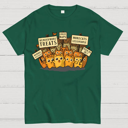Kitten Protest Geek T-Shirt
