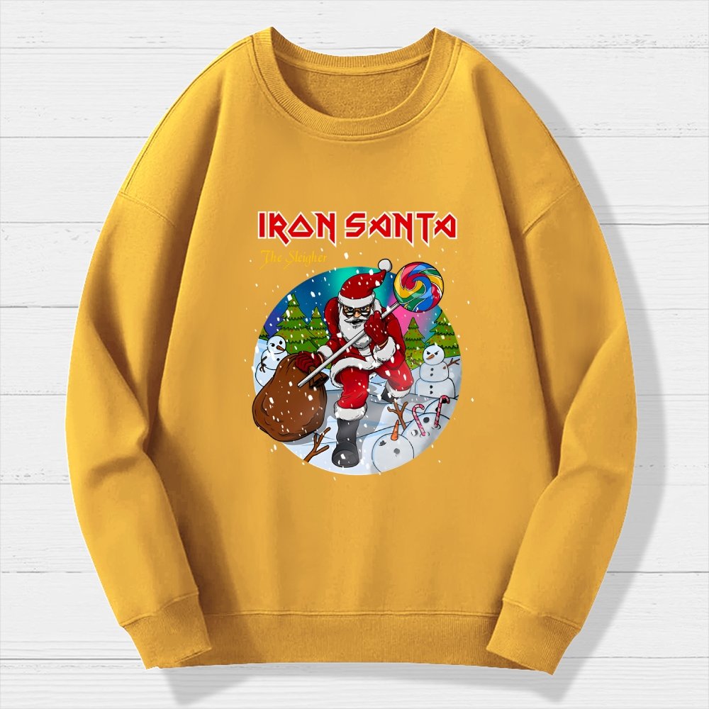 Iron Santa Geek Cotton Sweatshirt