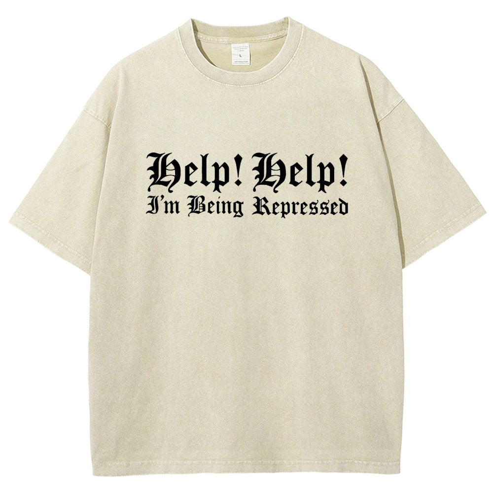 Help! Help! I'm being repressed Vintage Distressed T-shirt