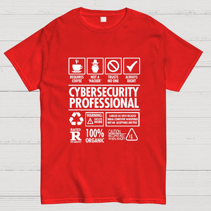Cybersecurity Professional Geeky T-Shirt