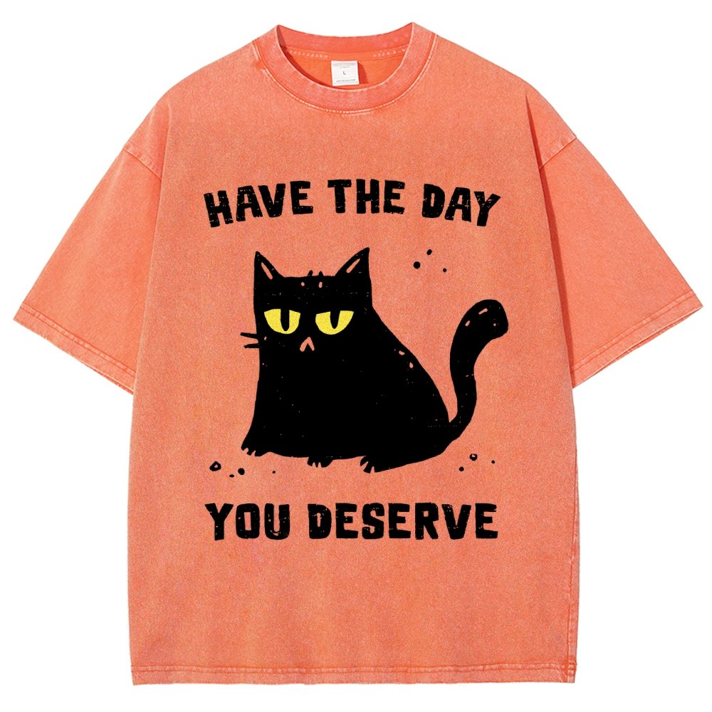 Karma Kitten Vintage Distressed T-shirt