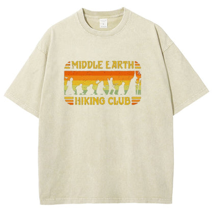 Mystic Land Hiking Club Vintage Distressed T-shirt
