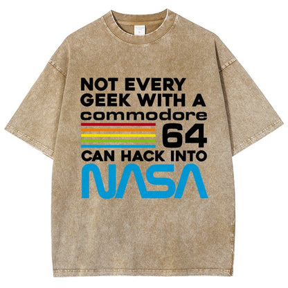 Geek Hack Vintage Distressed T-shirt