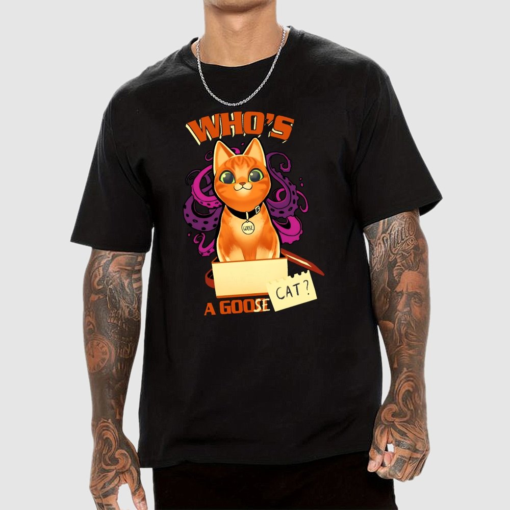 Who’s A Goose Cat Geek T-Shirt