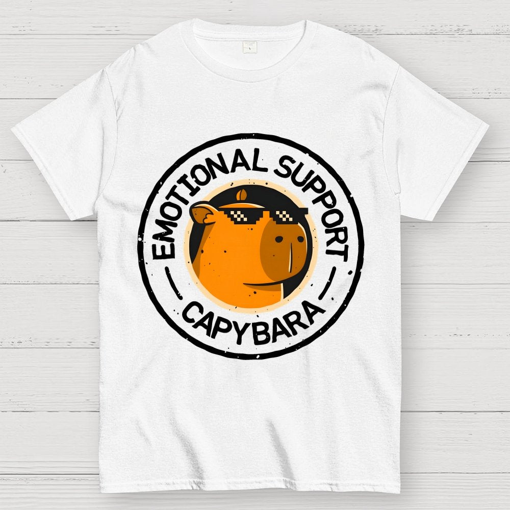 Emotional Support Capybara Geek T-Shirt