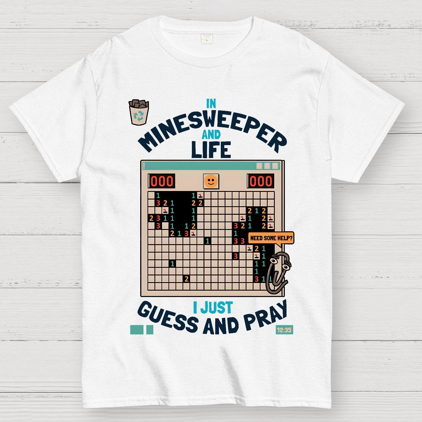 The Minesweeper Philosophy Geek T-Shirt
