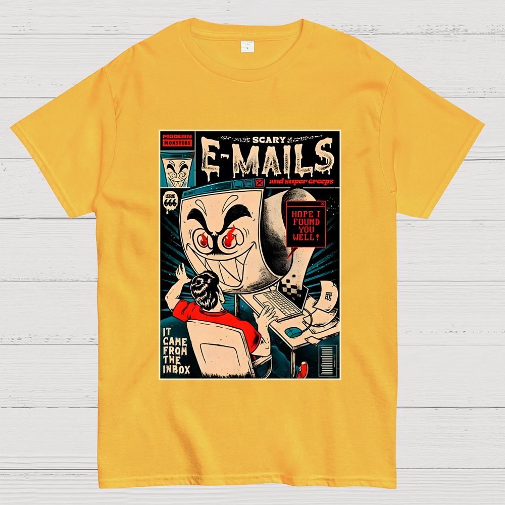 Scary E-mails Geek T-Shirt