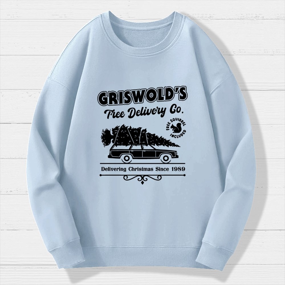 Holiday Tree Delivery Geek Cotton Sweatshirt